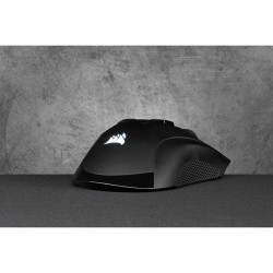 Corsair IRONCLAW RGB muis Rechtshandig RF Wireless + Bluetooth + USB Type-A Optisch 18000 DPI