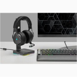 Corsair VIRTUOSO RGB Wireless XT Headset Bedraad en draadloos Hoofdband Bluetooth Zwart